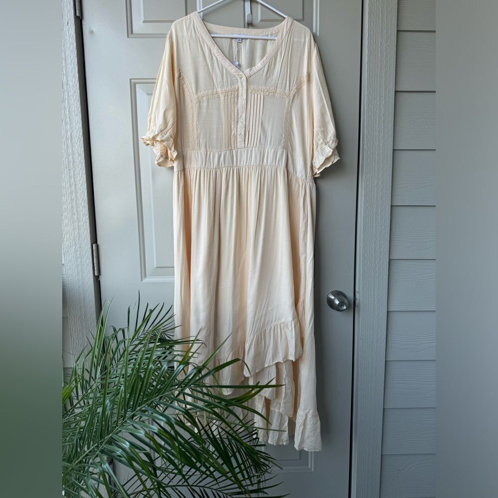 Baltic Born Cream Midi Dress - Picture 4 of 13